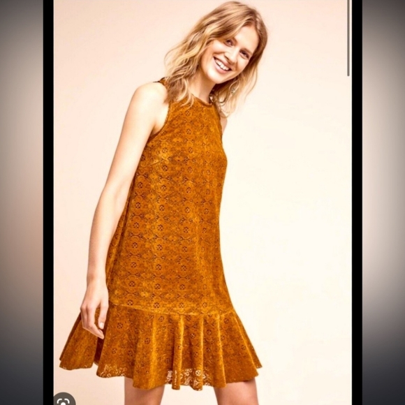 Anthropologie Maeve velvet Amis dress, size 16 - Picture 1 of 5